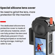 For Insta360 X4 HEPAIL Metal Heat Dissipation Magnetic Rabbit Cage