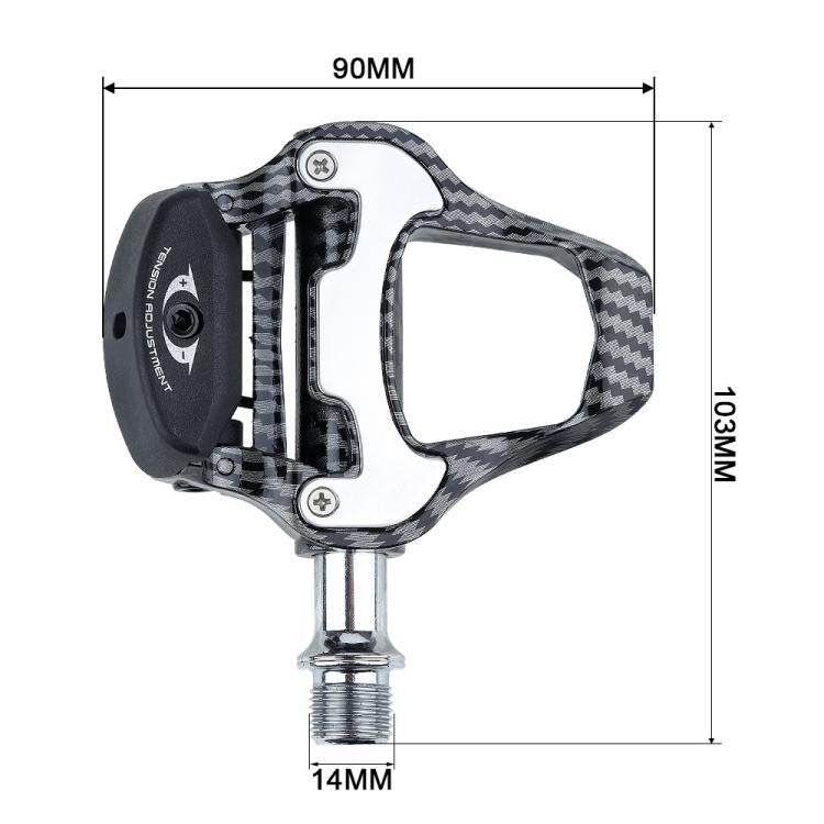 RACEWORK R358 Road Bike Self-locking Pedal Bearing Bicycle Pedal(For SPD system)