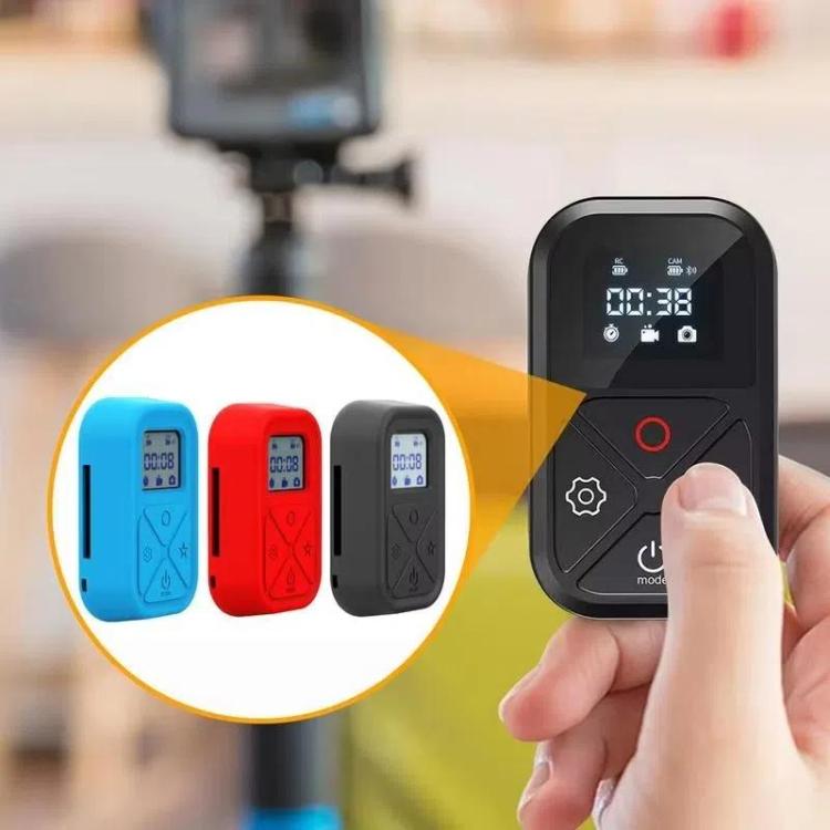 For TELESIN T10 Remote Control Silicone Protective Case Anti-scratch and Drop-proof Cover(Blue) - free shipping - PMC TechLife - Order now!