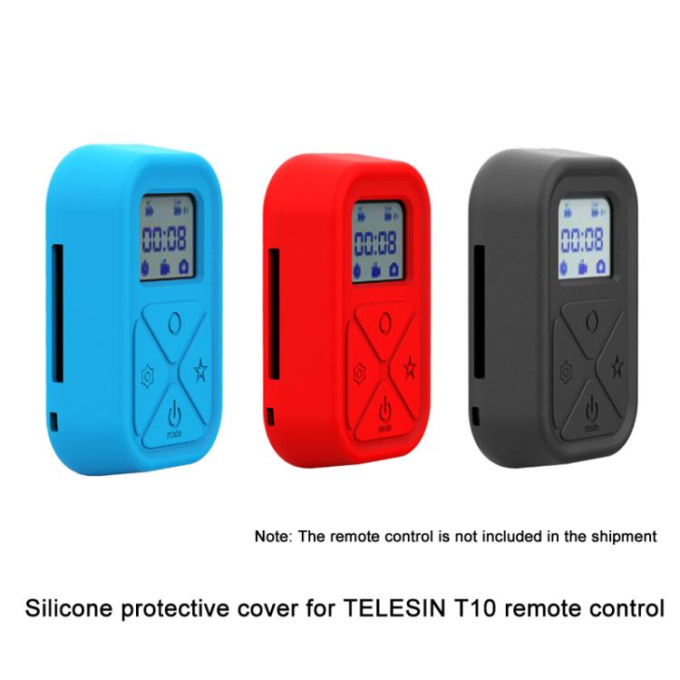 For TELESIN T10 Remote Control Silicone Protective Case Anti-scratch and Drop-proof Cover(Red)