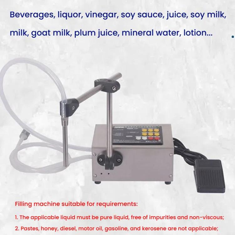 HECHEN CA10A High Flow 3.0L Automatic Small Intelligent Single Head Liquid Induction Multifunctional Quantitative Filling Machine(US Plug)
