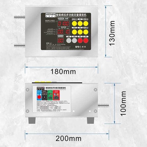 HECHEN CA10B  Heat-resistant 1.5L Automatic Small Intelligent Single Head Liquid Induction Multifunctional Quantitative Filling Machine(US Plug)