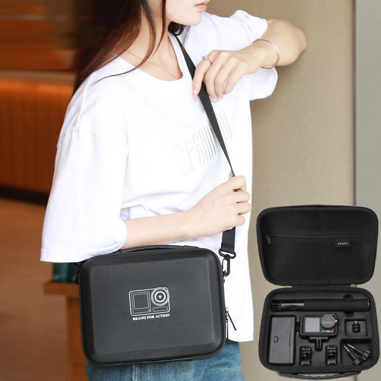 BKANO For DJI Osmo Action 3 / 4 / 5 Pro Sports Camera Storage Bag Portable Protective Bag Case(Black) - free shipping - PMC Jewellery - Order now!