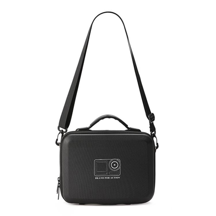 BKANO For DJI Osmo Action 3 / 4 / 5 Pro Sports Camera Storage Bag Portable Protective Bag Case(Black)