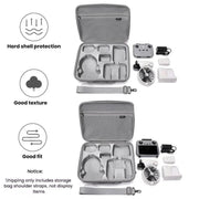 BKANO For DJI Flip Smooth Flying Tri-Power Kit Storage Bag Shock Absorbing Storage Case Backpack(For RC 2 With Screen)