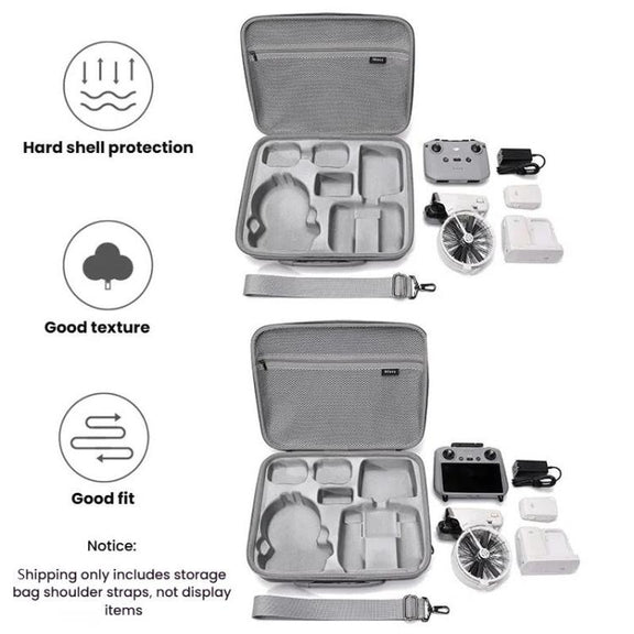 BKANO For DJI Flip Smooth Flying Tri-Power Kit Storage Bag Shock Absorbing Storage Case Backpack(For Normal RC N3)