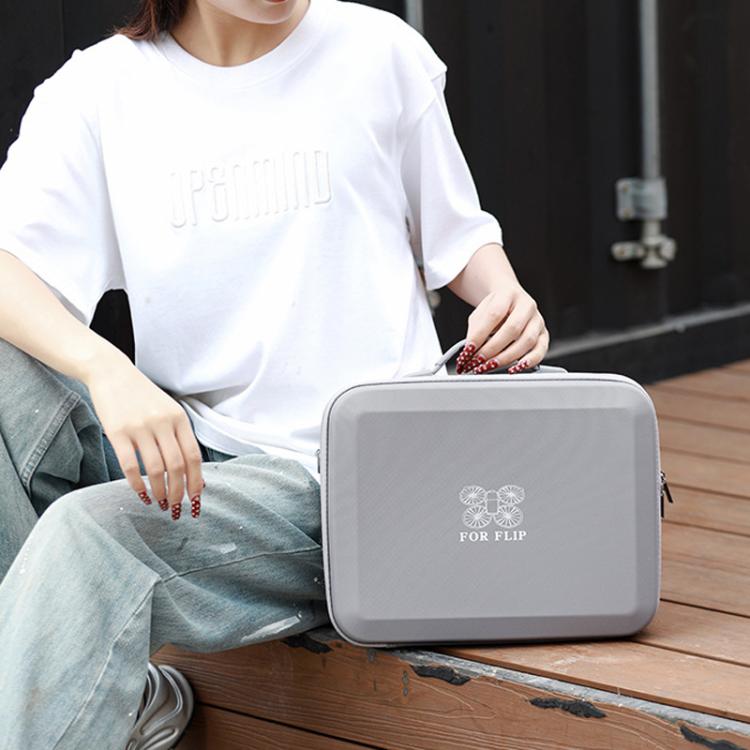 BKANO For DJI Flip Smooth Flying Tri-Power Kit Storage Bag Shock Absorbing Storage Case Backpack(For RC 2 With Screen)