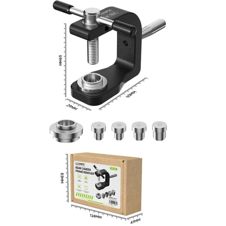 For iPhone Series LUOWEI LW-324 Camera Frame Remover Remove Cell Phone Rear Camera Without Grinding Damage - free shipping - PMC Jewellery - Order now!