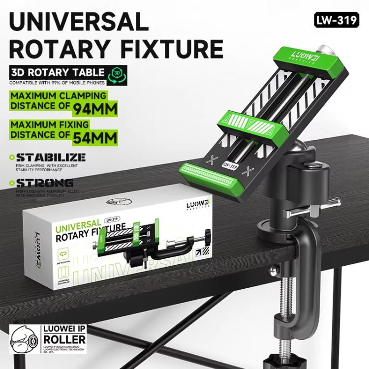 LUOWEI LW-319 Universal Multifunction Cell Phone Repair Screen Remove Back Cover Table Pliers - free shipping - PMC TechLife - Order now!