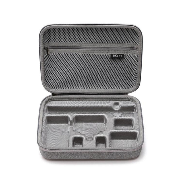 BKANO For DJI Osmo Action 4 / 5 Pro Set Storage Bag Organizer Case Hard Shell Case Handbag(Gray)