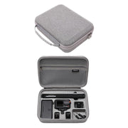 BKANO For DJI Osmo Action 4 / 5 Pro Set Storage Bag Organizer Case Hard Shell Case Handbag(Gray)