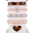 5pcs / Set 20mm Width Smart Watch Silicone Band Decorative Ring Metal Accessories, Style: Rose Gold 4 - Watch Decorations by PMC TechLife | Online Shopping South Africa | PMC TechLife | Buy Now Pay Later Mobicred