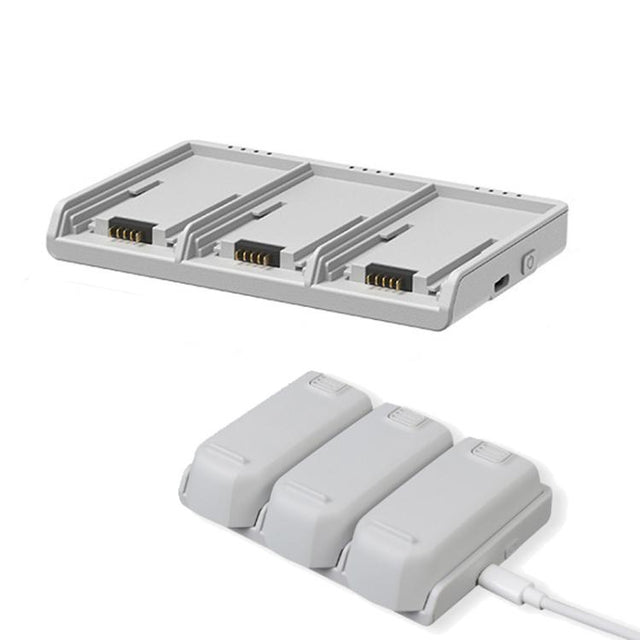 For DJI Neo Battery LKTOP Three-Way Charger 65W Fast Charging Hub(Gray)