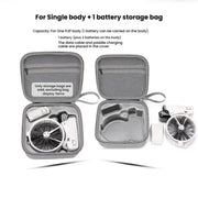 BKANO For DJI Flip Body Storage Bag Portable Water-resistant Storage Case Hard Case Handbag