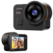 VIRAN V10 5K WiFi 2.0-Inch IPS Screen IP68 Water-resistant Six-Axis Anti-Shake Sports Camera(Black)