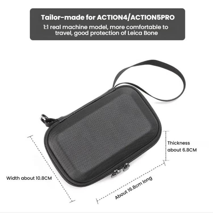 BKANO For DJI Osmo Action 3 / 4 / 5 Pro Storage Bag Sports Camera Handbag(Black) - free shipping - PMC Jewellery - Order now!
