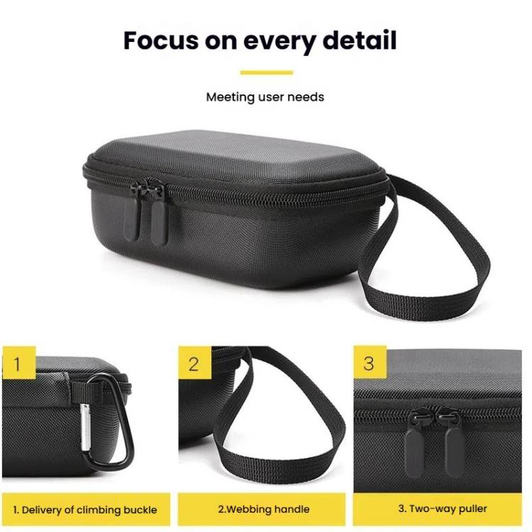 BKANO For DJI Osmo Action 3 / 4 / 5 Pro Storage Bag Sports Camera Handbag(Black) - free shipping - PMC Jewellery - Order now!