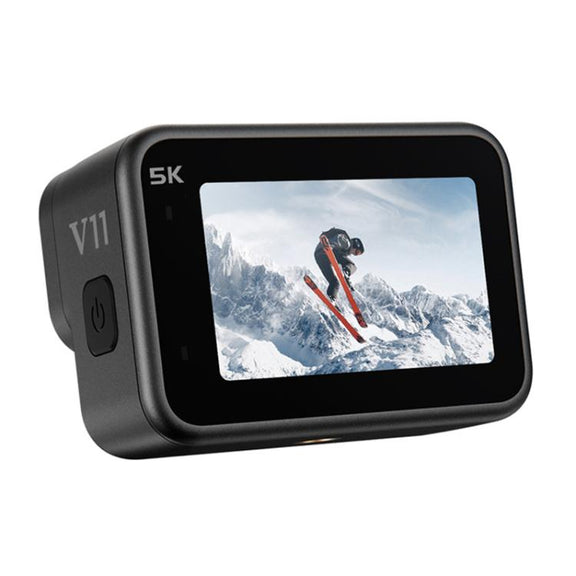 VIRAN V11 Dual-Color Screen 5K HD IP68 Water-resistant Six-Axis Anti-Shake Sports Camera(Black)
