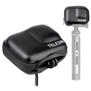 TELESIN Sports Camera Mini EVA Protective Storage Bag For GoPro HERO12 Black /11 Black /10 Black /9 Black(Black)