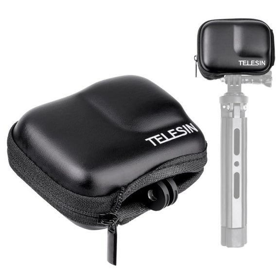TELESIN Sports Camera Mini EVA Protective Storage Bag For GoPro HERO12 Black /11 Black /10 Black /9 Black(Black)