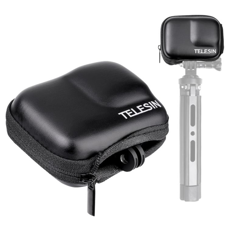 TELESIN Sports Camera Mini EVA Protective Storage Bag For GoPro HERO12 Black /11 Black /10 Black /9 Black(Black)