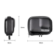 TELESIN Sports Camera Mini EVA Protective Storage Bag For GoPro HERO12 Black /11 Black /10 Black /9 Black(Black)