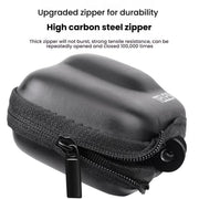 TELESIN Sports Camera Mini EVA Protective Storage Bag For GoPro HERO12 Black /11 Black /10 Black /9 Black(Black)