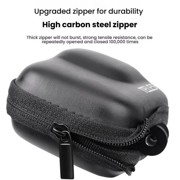 TELESIN Sports Camera Mini EVA Protective Storage Bag For GoPro HERO12 Black /11 Black /10 Black /9 Black(Black)