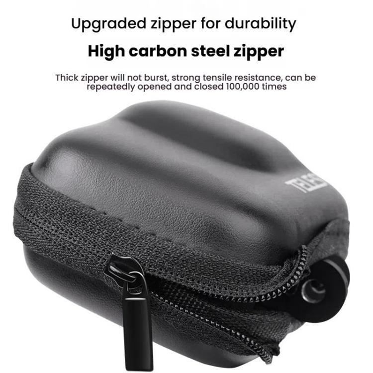 TELESIN Sports Camera Mini EVA Protective Storage Bag For GoPro HERO12 Black /11 Black /10 Black /9 Black(Black)
