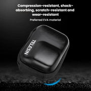 TELESIN Sports Camera Mini EVA Protective Storage Bag For GoPro HERO12 Black /11 Black /10 Black /9 Black(Black)