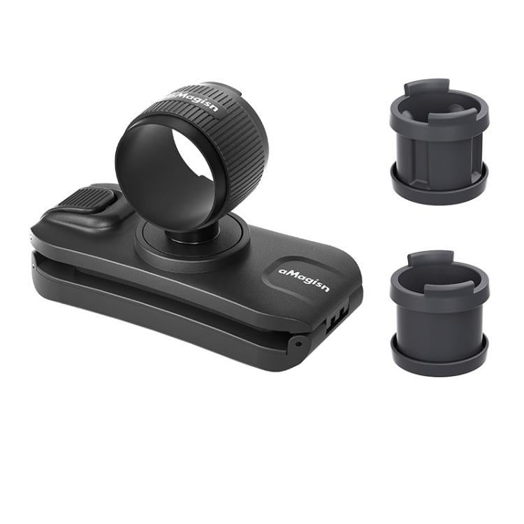 AMagisn Selfie Stick Hanger Action Camera Backpack Quick Attachment for Insta360 / DJI / GoPro(Black)