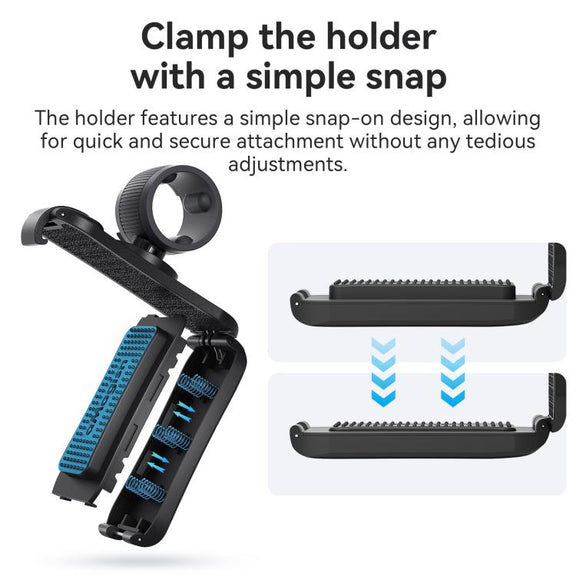 AMagisn Selfie Stick Hanger Action Camera Backpack Quick Attachment for Insta360 / DJI / GoPro(Black)