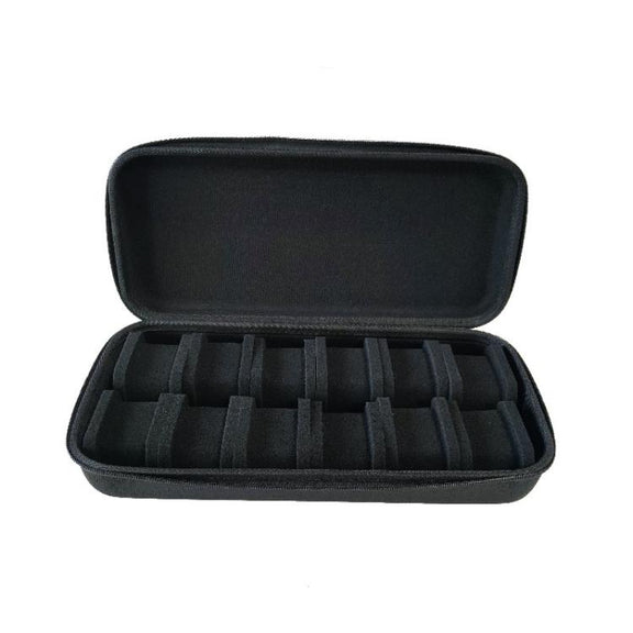 Large-capacity Smart Watch Storage Box with Sponge Inner Tray Portable Watch Storage Bag(12-slots)
