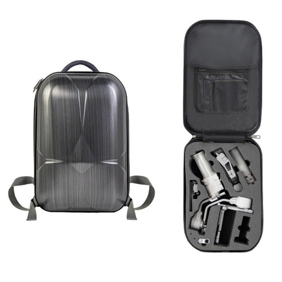 For DJI RS 4 Mini Large Capacity Water-resistant Handheld Stabilizer PC Hard Shell Backpack(Brushed)