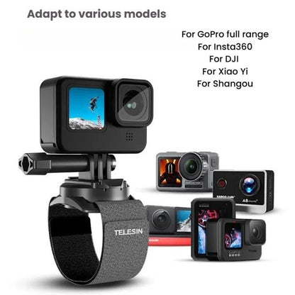 TELESIN Sports Camera Wrist Strap Steering Wrist Mount Strap(Gray Black) - free shipping - PMC Jewellery - Order now!