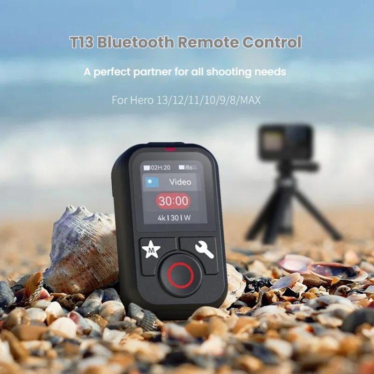 TELESIN T13 60m Sports Camera Wireless Bluetooth Remote Control For GoPro HERO13 Black /12 Black /11 Black /10 Black /9 Black /8 Black /Max(Black)