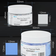 MaAnt DR-03 100pcs /Box Insulating Thermal Conductive Silicone Spacer CPU Thermal Spacer(Blue)