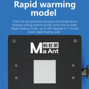 MaAnt SL-2 Cell Phone Fixed CPU Font IC Chip Heating Degumming Platform Repair Tool Fixture