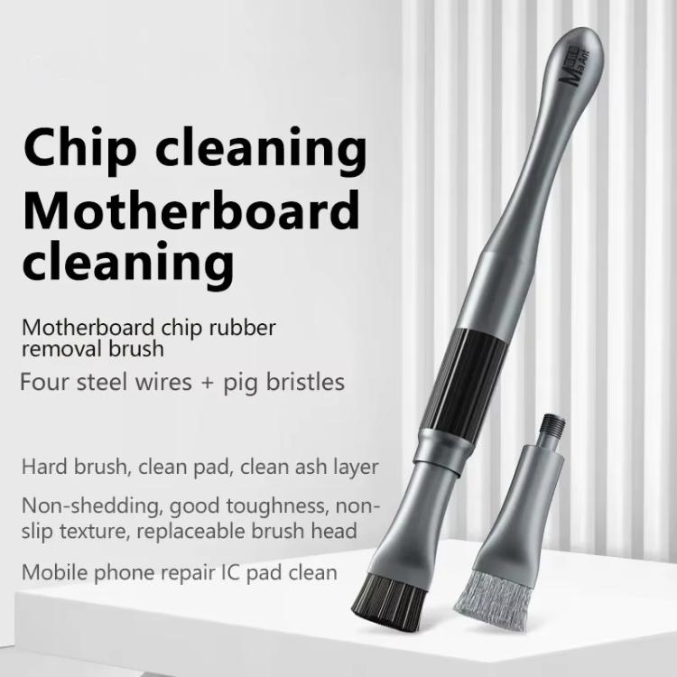 MaAnt 2 In 1 Stiffened Cylinder Short Brush Cell Phone Repair Motherboard Cleaning Brush - free shipping - PMc TechLife - Order now!