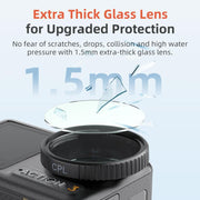aMagisn Filter For DJI Action 5 Pro / 4 / 3, Spec: ND8+16+32+64