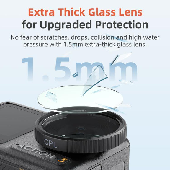 aMagisn Filter For DJI Action 5 Pro / 4 / 3, Spec: UV