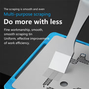 MaAnt M-068 Cell Phone Repair Non-Magnetic Stainless Steel Scraper Removal Tablet Paste Stirring BGA Pry Bar Degumming Tool