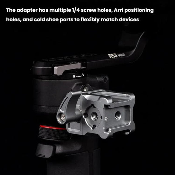 For DJI Ronin Series Stabilizer XILETU Quick Release NATO Clamp Cold Shoe Adapter