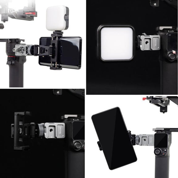 For DJI Ronin Series Stabilizer XILETU Quick Release NATO Clamp Cold Shoe Adapter
