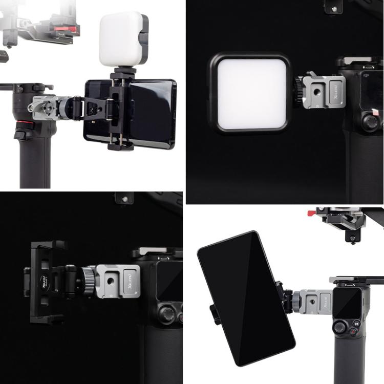 For DJI Ronin Series Stabilizer XILETU Quick Release NATO Clamp Cold Shoe Adapter