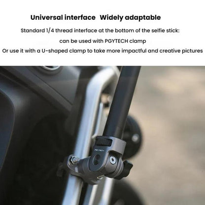 PGYTECH 96cm Aluminum Alloy Extended Sports Camera Selfie Stick(Black) - free shipping - PMC Jewellery - Order now!