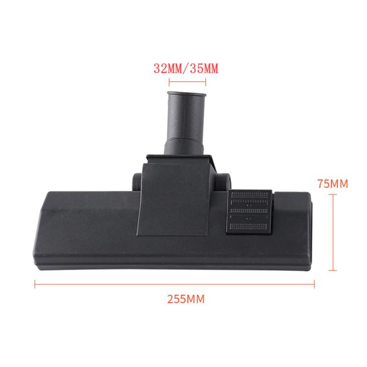 For JIEBA / Midea / JIENUO Vacuum Cleaner Floor Brush Head Replacement Part Universal Suction Nozzle Floor Brush, Spec: 35mm Plastic Bottom