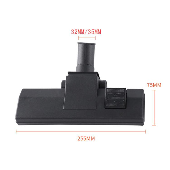 For JIEBA / Midea / JIENUO Vacuum Cleaner Floor Brush Head Replacement Part Universal Suction Nozzle Floor Brush, Spec: 35mm Metal Bottom