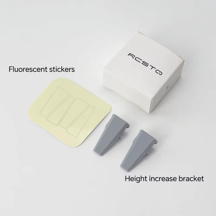 For DJI Flip RCSTQ Folding Detachable Luminous Booster Stand Drop and Scratch Resistant Protective Stand 1pair Tripods+Sticker