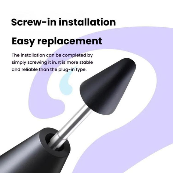 For Xiaomi Pad 6S Pro / Max 14 Focus Pen Replacement Tip Pencil Nibs, Spec: Native Black
